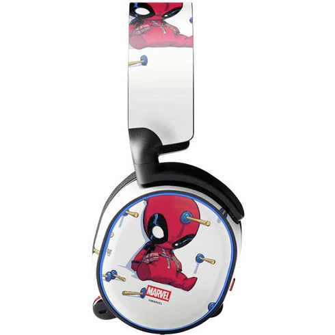 Marvel Deadpool Babypool Playing SteelSeries Arctis 3 Skin